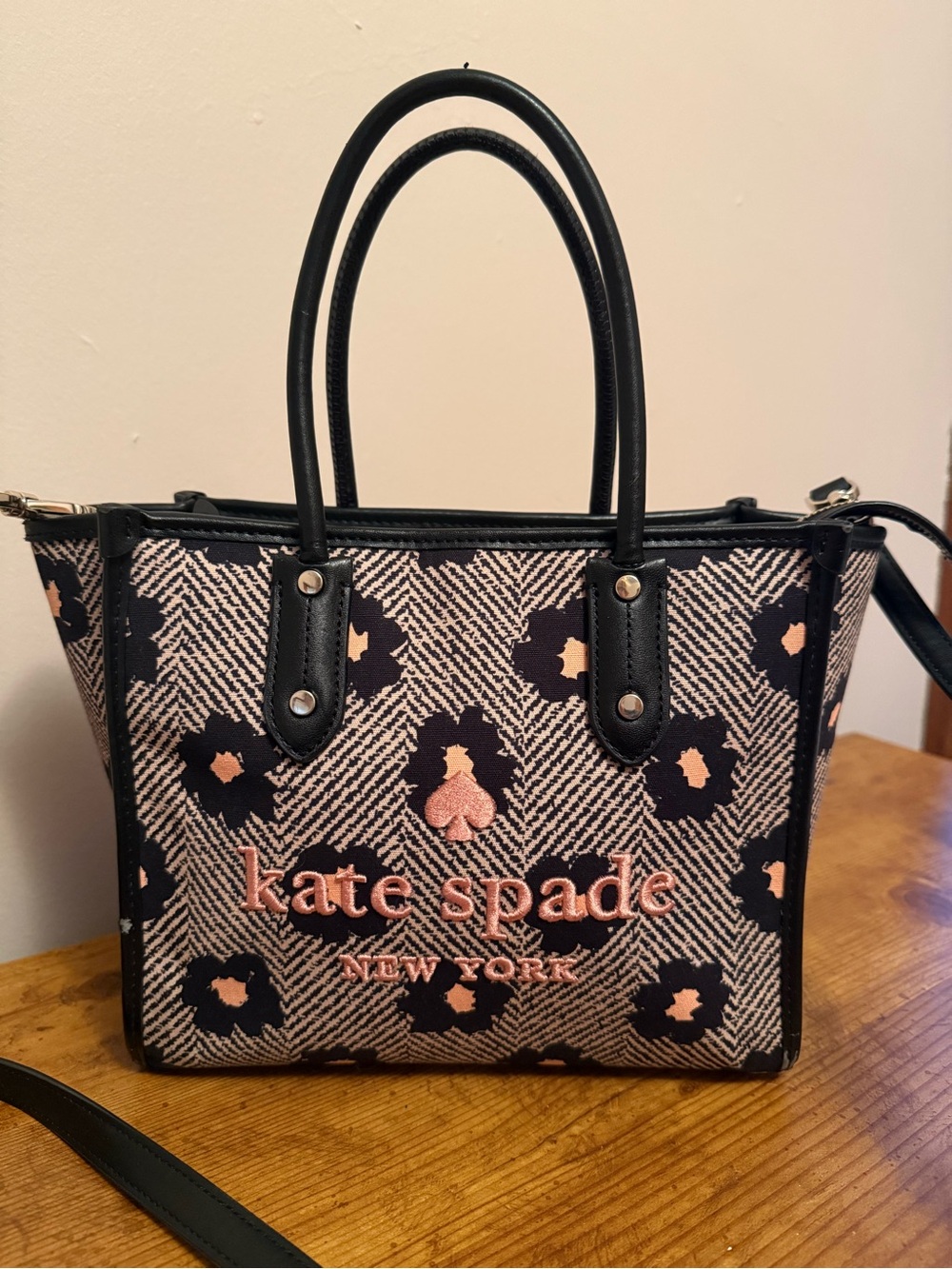 kate spade Black & Pink Tote